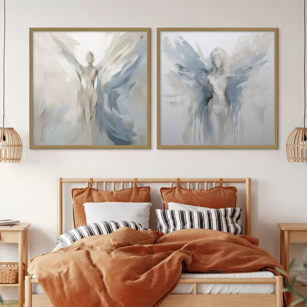 Poster Abstrakter Engel d00593