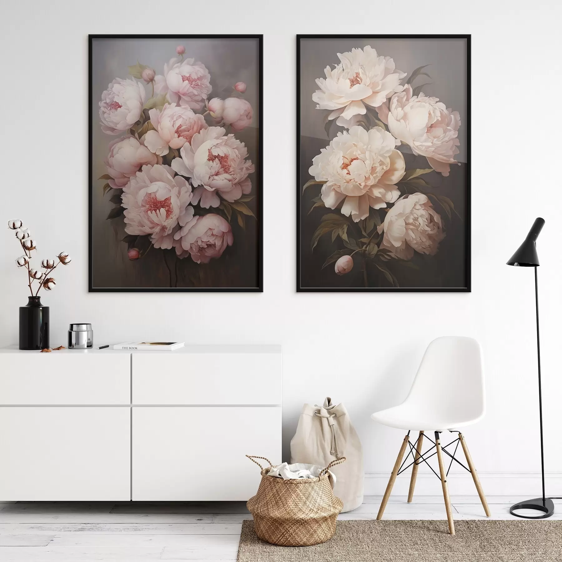 Fototapete Zarte Pfingstrosen d00598