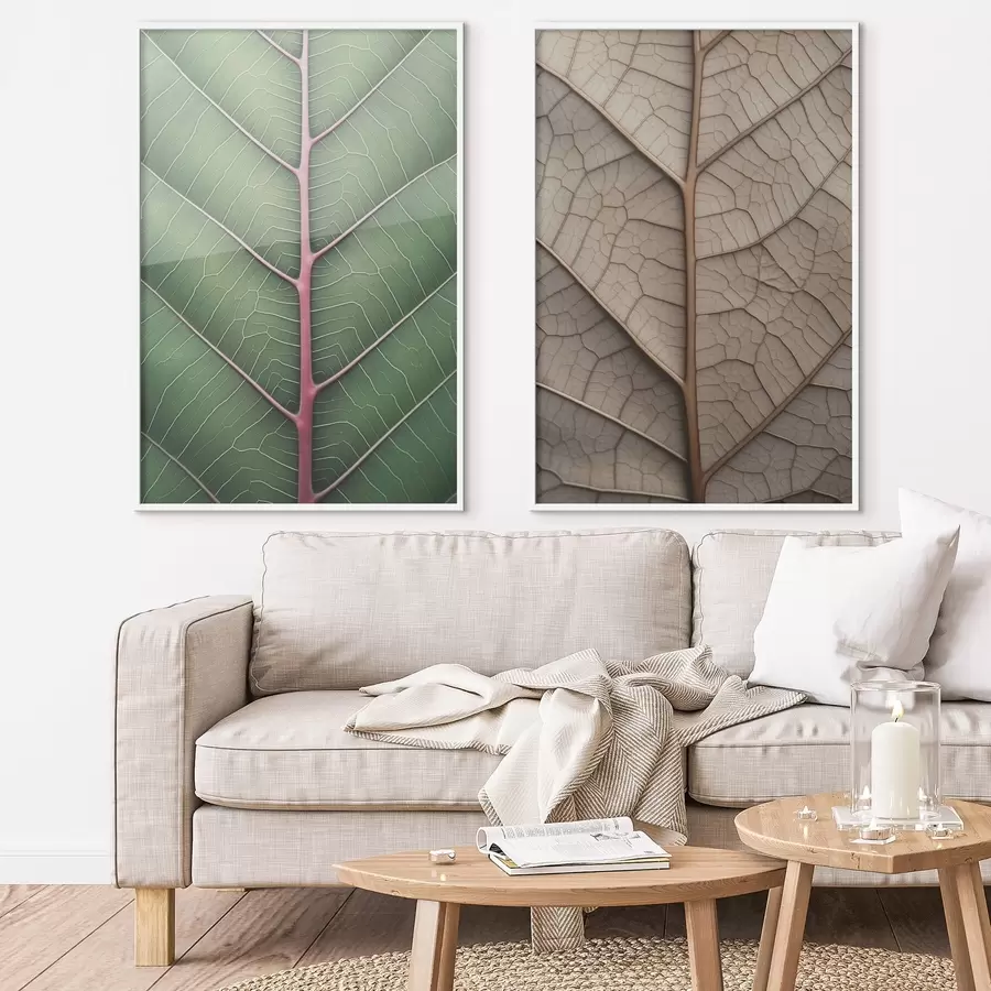 Fototapete Geädertes Blatt d00663