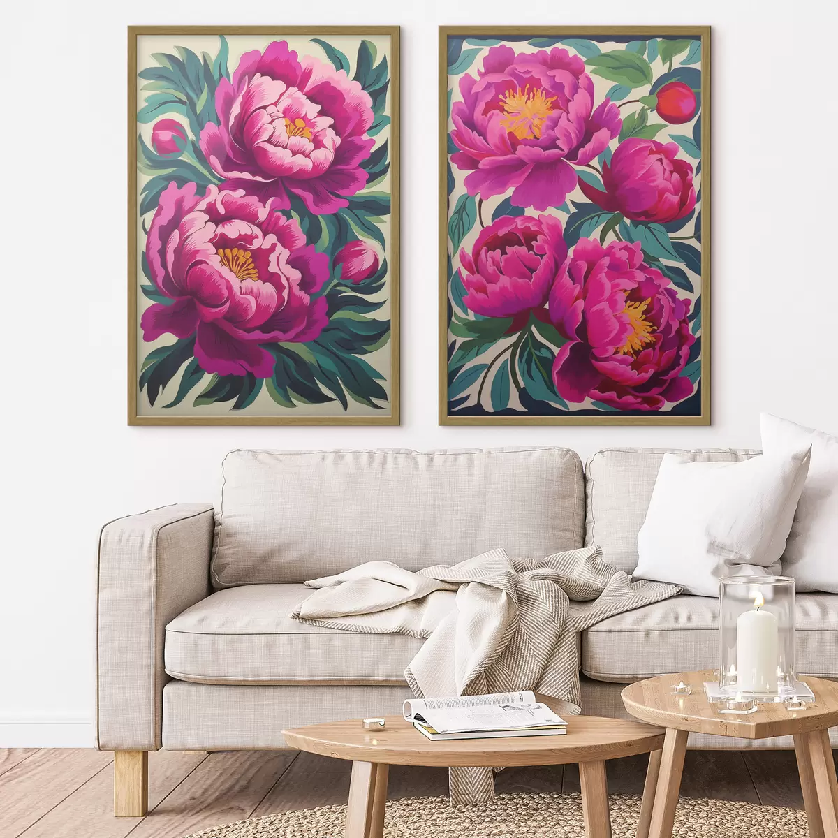 Poster Pfingstrosen d00727