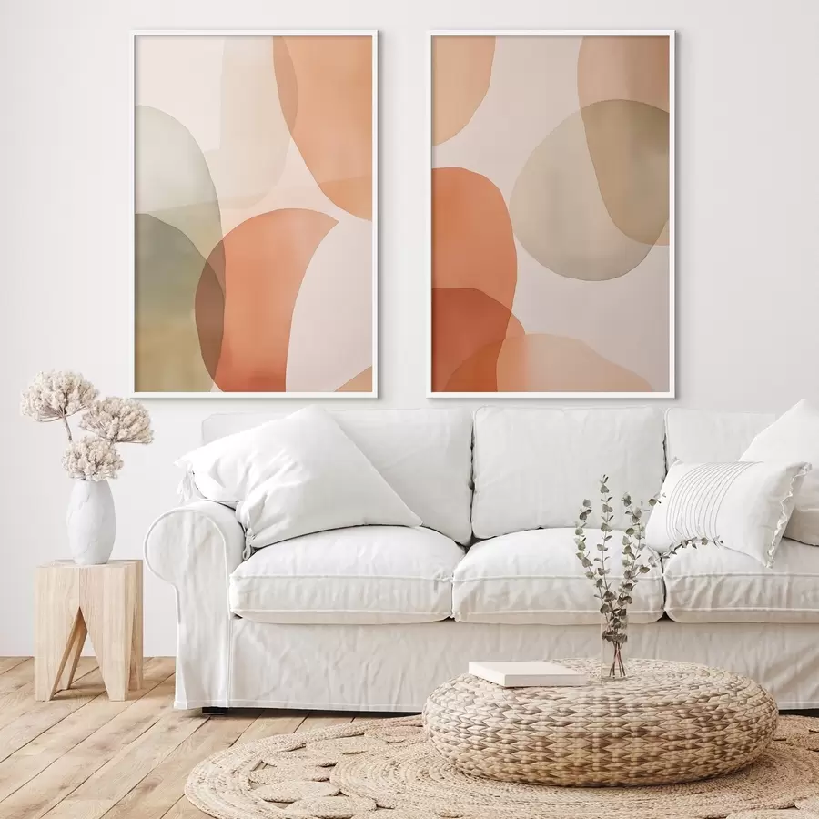 Fototapete Farbige abstrakte Kreise d00731