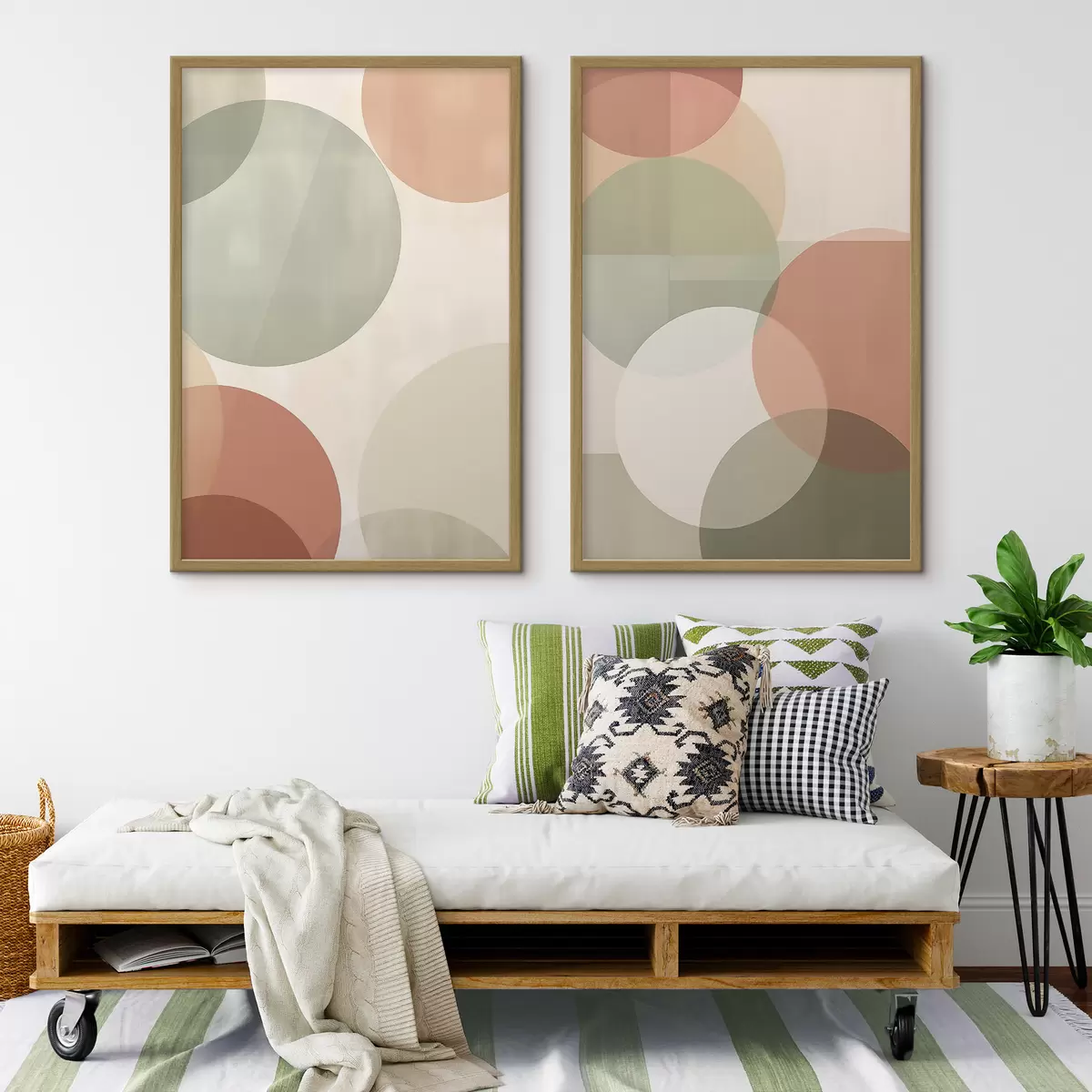 Poster Abstrakte Kreise d00733
