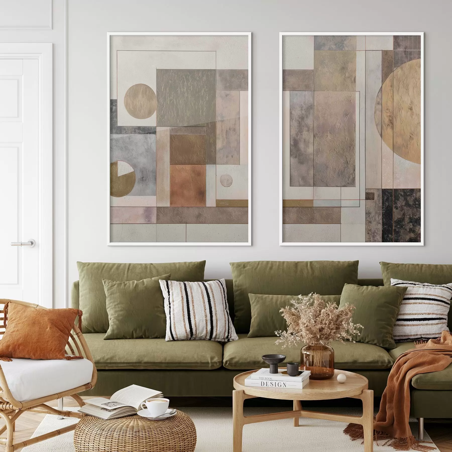 Fototapete abstrakte moderne Geometrie d00738