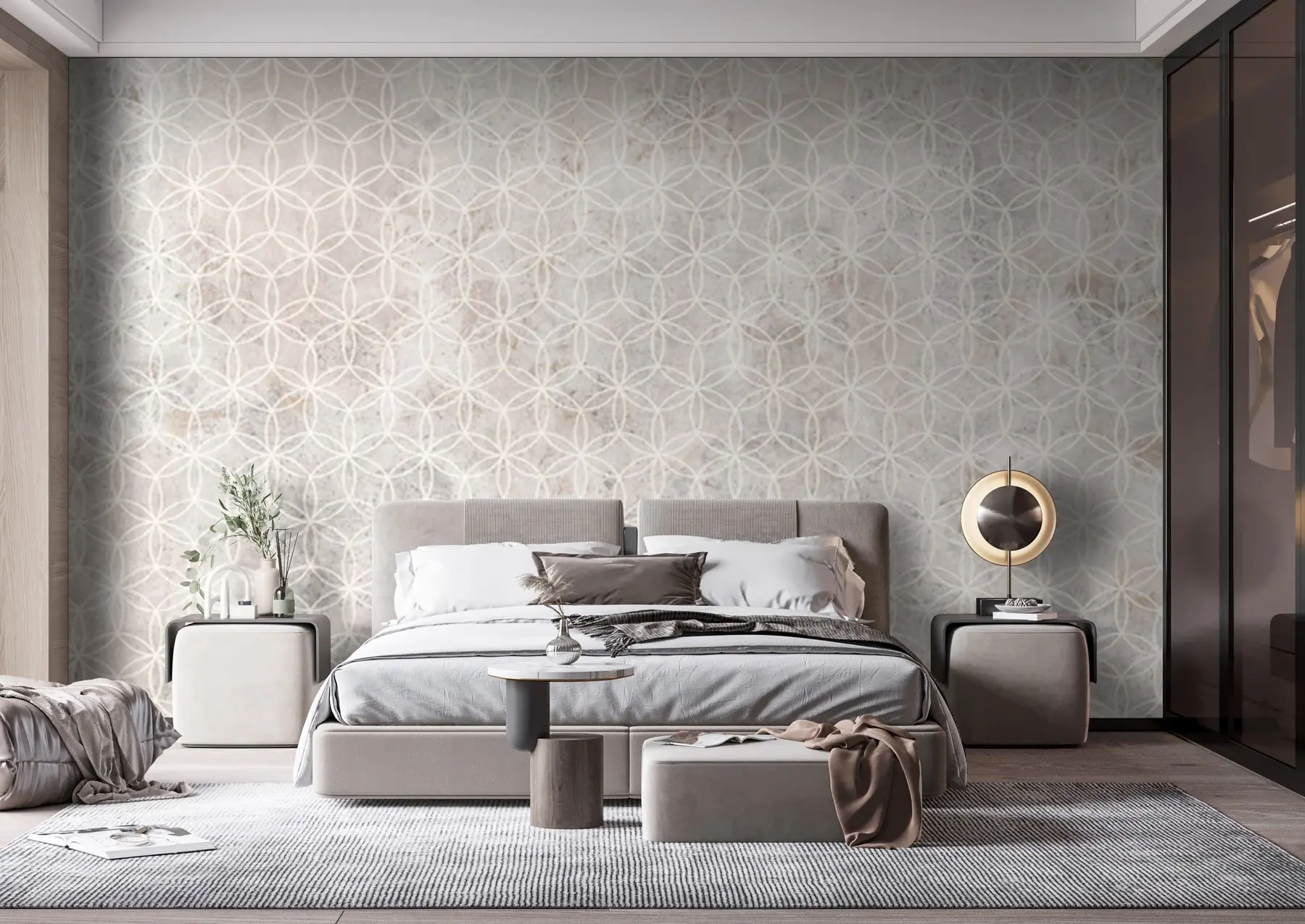 Fototapete Mosaik aus Zement und Beton u71923