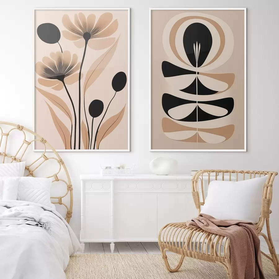 Fototapete Abstrakte Blumen d00773