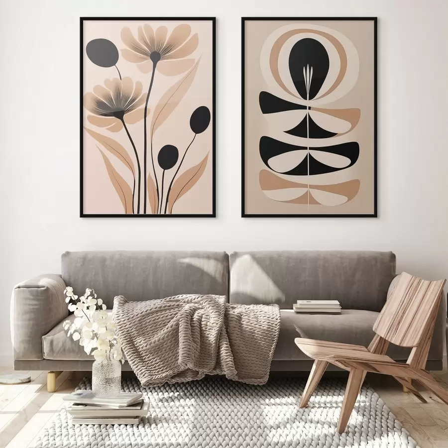 Fototapete Abstrakte Blumen d00773