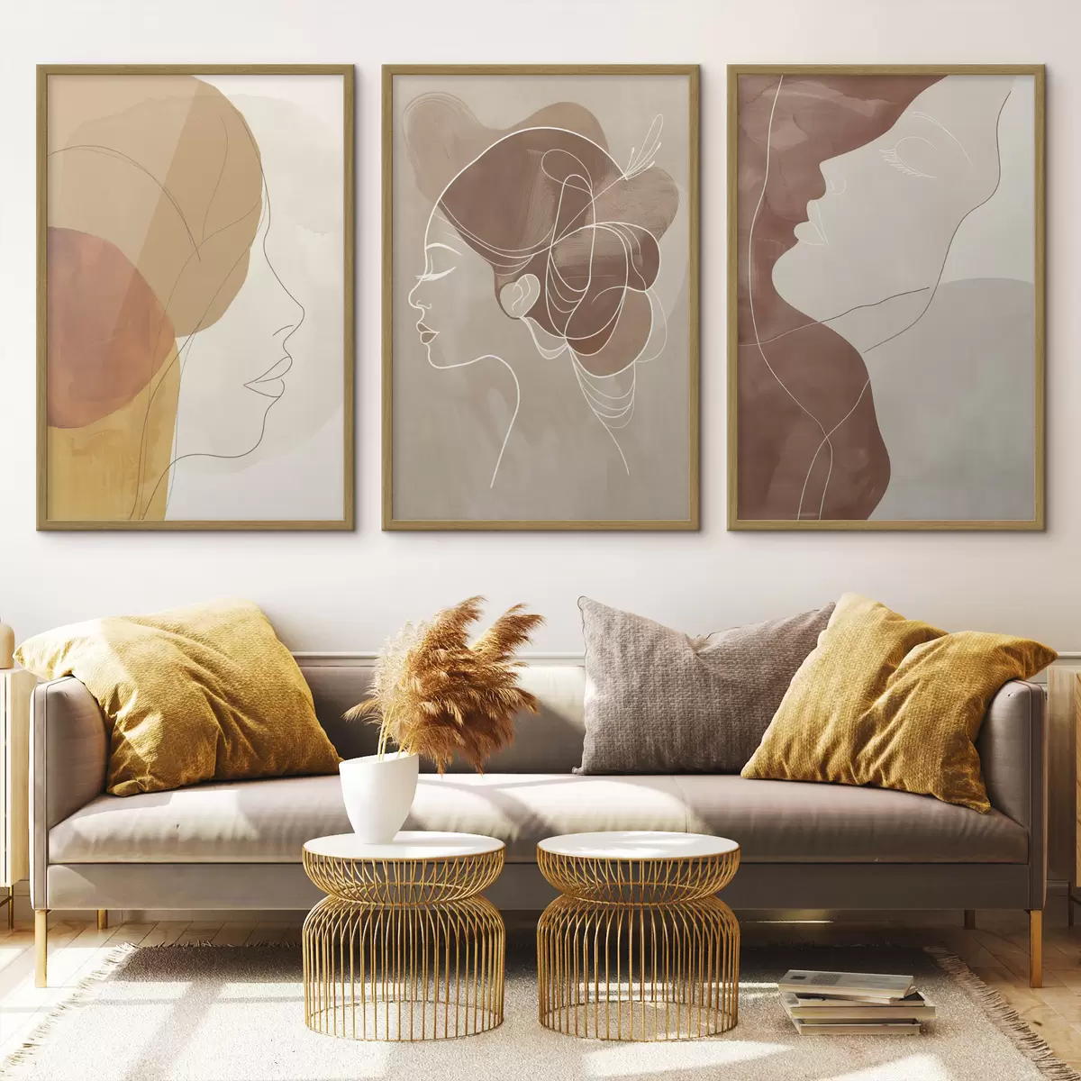 Poster Abstraktion, Menschen, Mädchen d00783