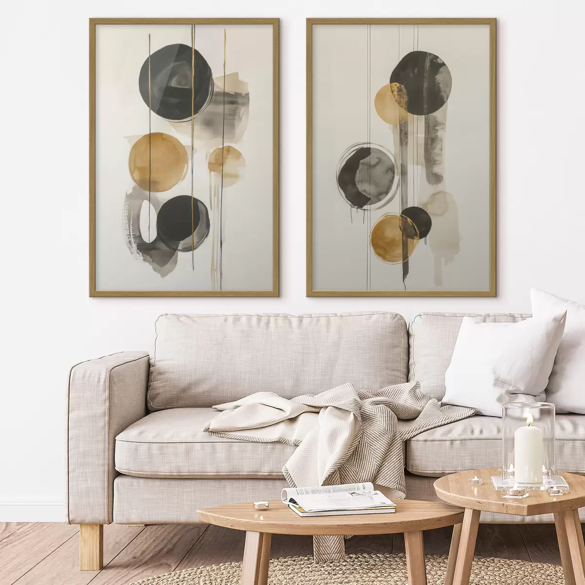 Poster Abstrakte Kreise d00717
