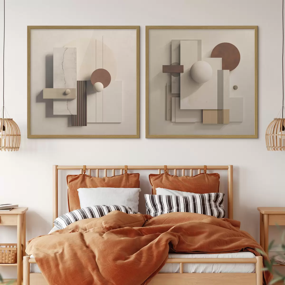 Poster Geometrie und Abstraktion im minimalistischen Stil d00743