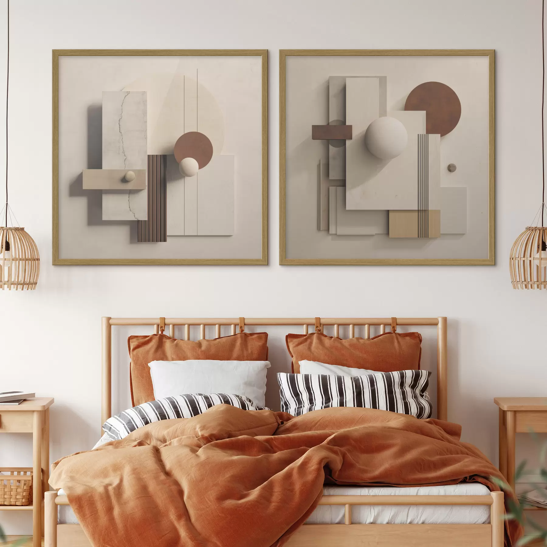Fototapete Geometrie und Abstraktion im minimalistischen Stil d00743