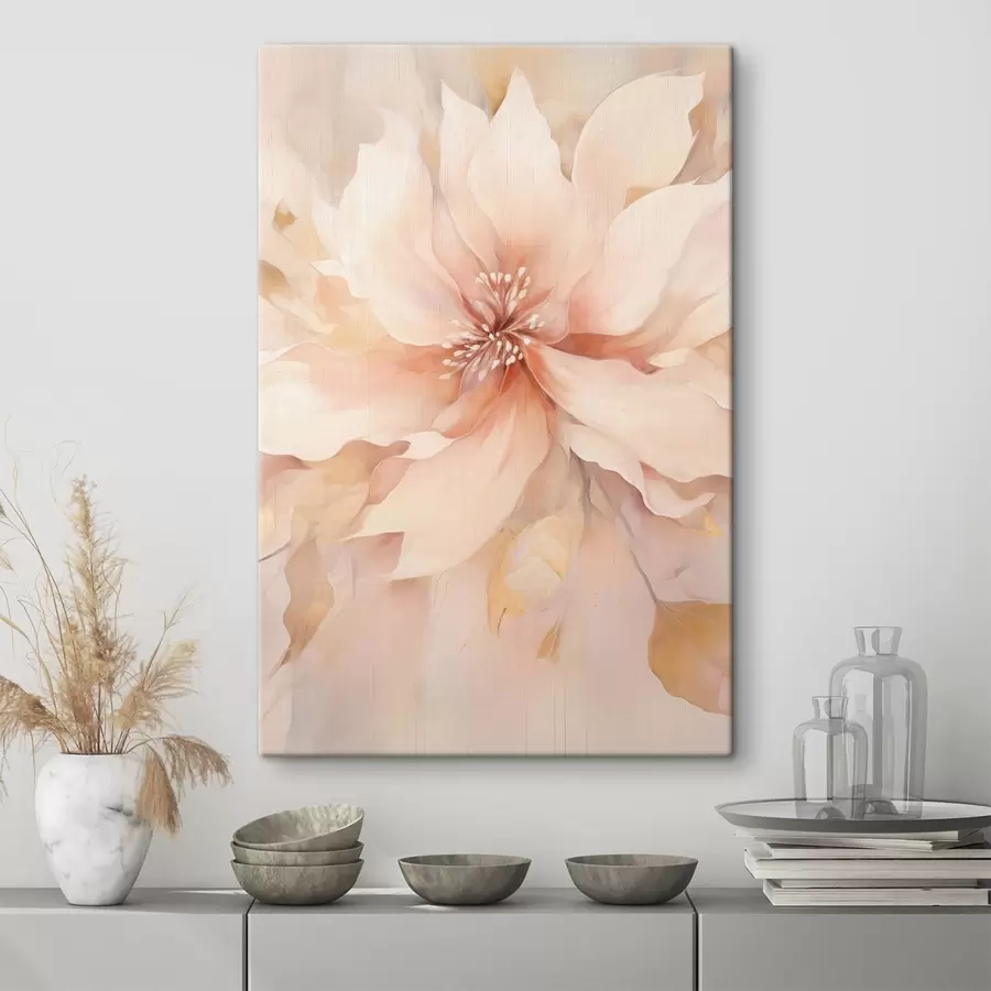 Fototapete Große abstrakte Blume s47444