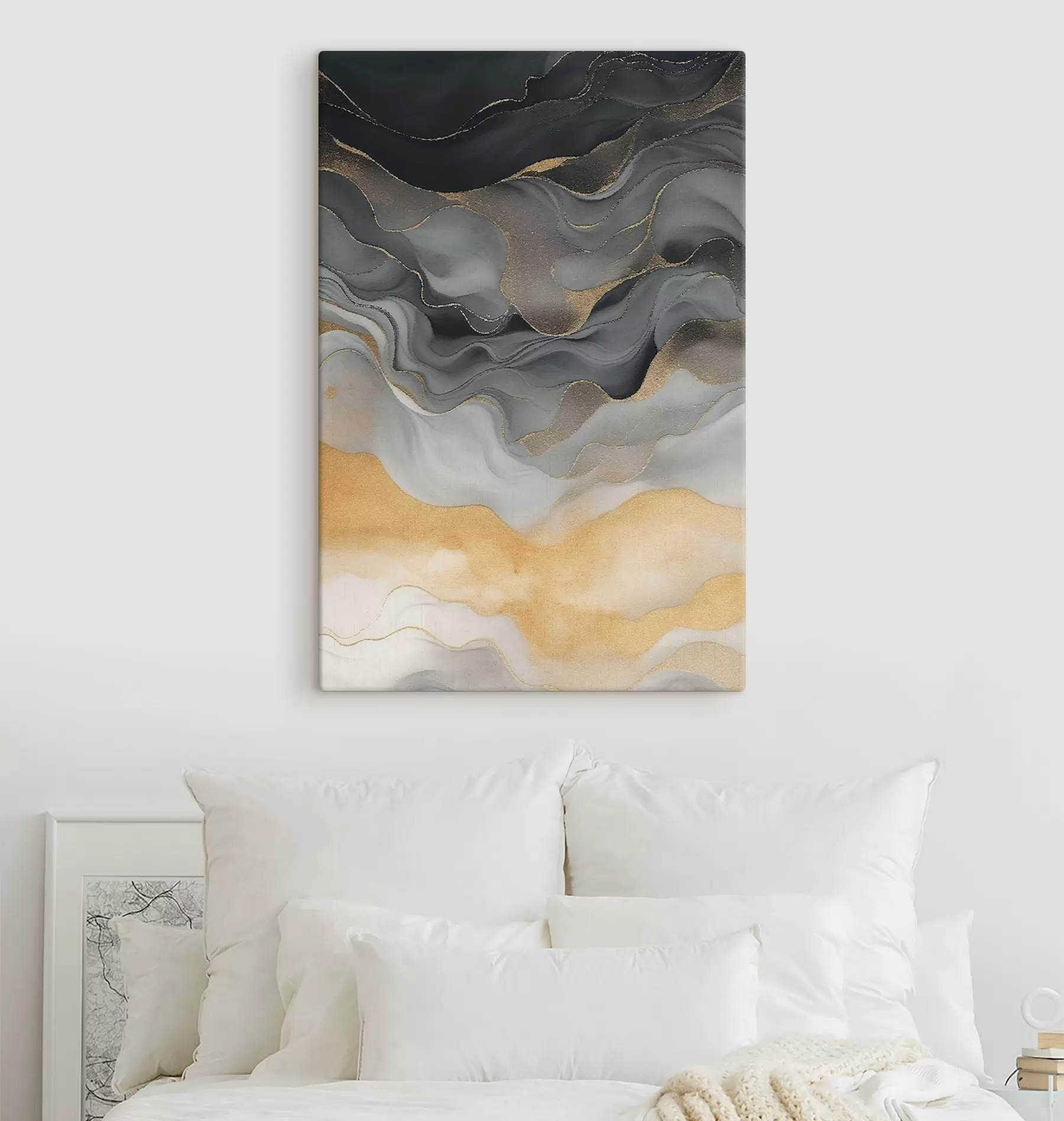 Fototapete Flüssigkeiten, Farbstreifen s47452