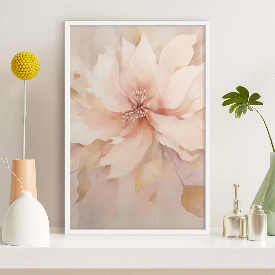 Fototapete Große abstrakte Blume f47444