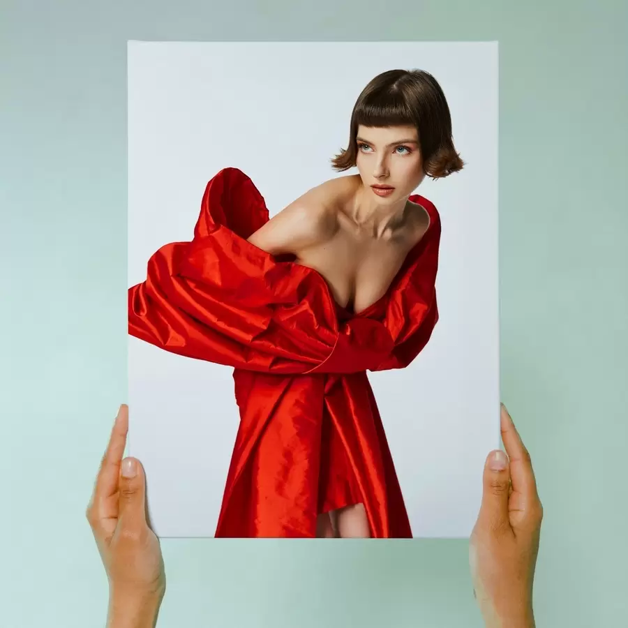 Fototapete Ein Geschenk für ein Mädchen basierend auf ihrem Foto s47183