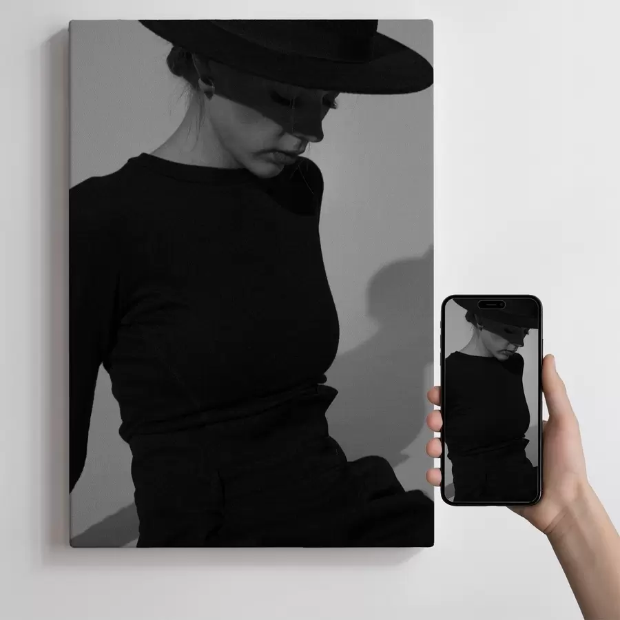 Fototapete Ein Geschenk für ein Mädchen basierend auf ihrem Foto s47180