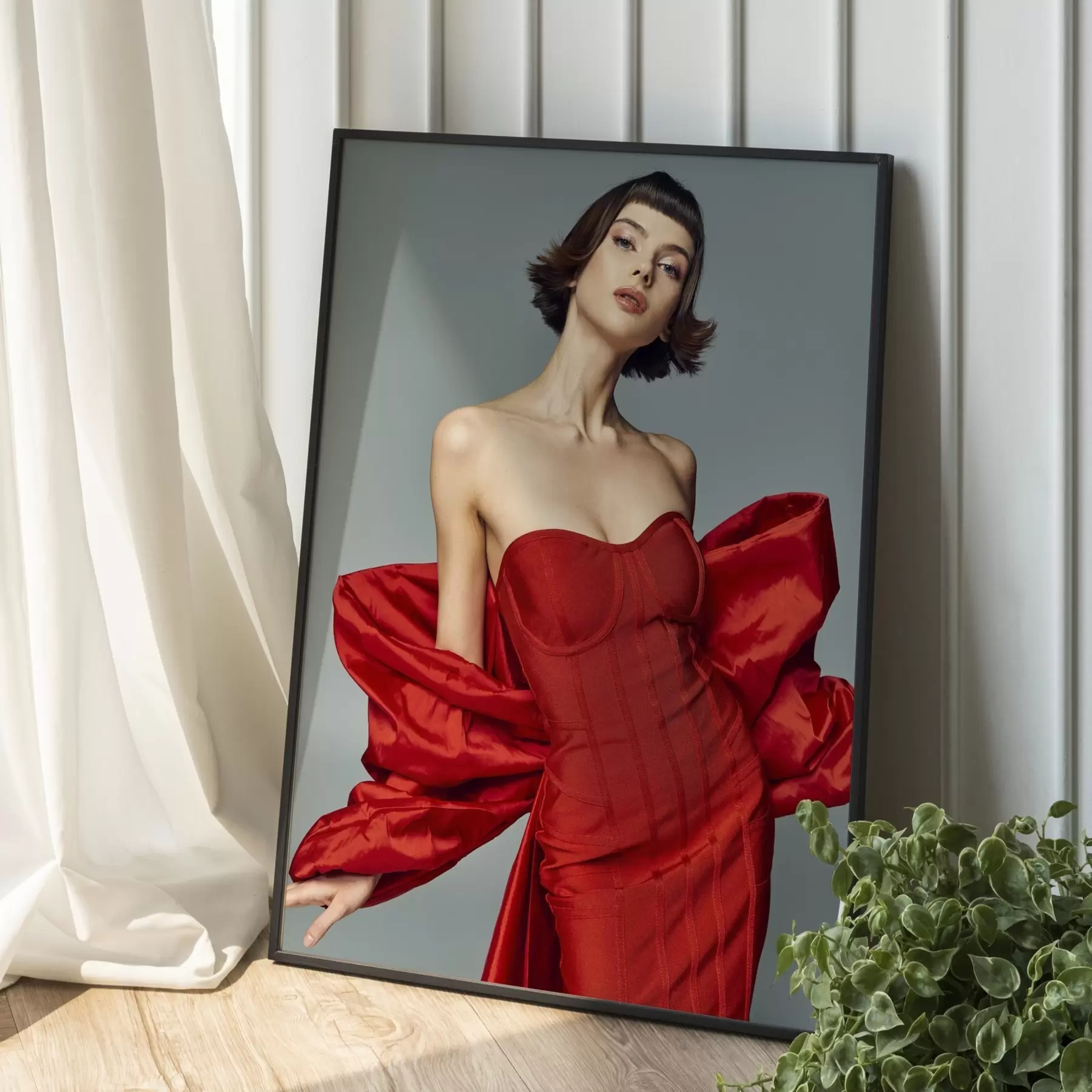 Fototapete Ein Geschenk für ein Mädchen basierend auf ihrem Foto s47158