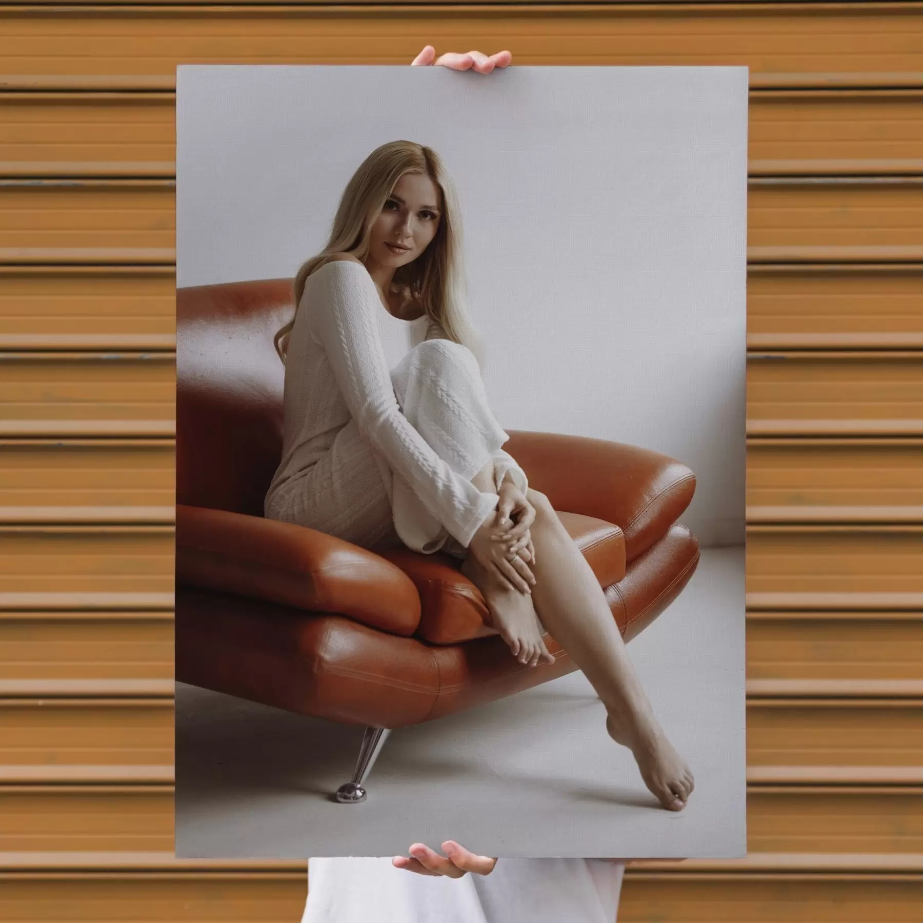 Fototapete Ein Geschenk für ein Mädchen basierend auf ihrem Foto s47177