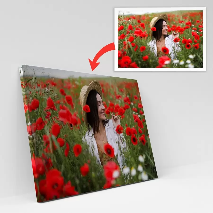 Fototapete Ein Geschenk für ein Mädchen basierend auf ihrem Foto s47218