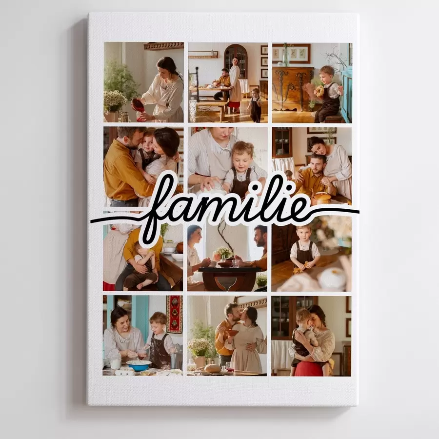 Fototapete Familien-Fotocollage nach Ihrem Foto s47547
