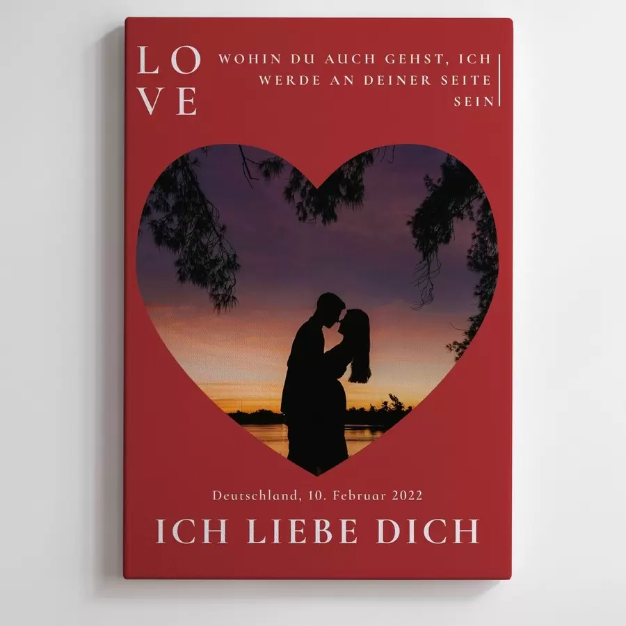 Fototapete Fotocollage auf Leinwand zum Geburtstag aus Ihrem Foto s47565