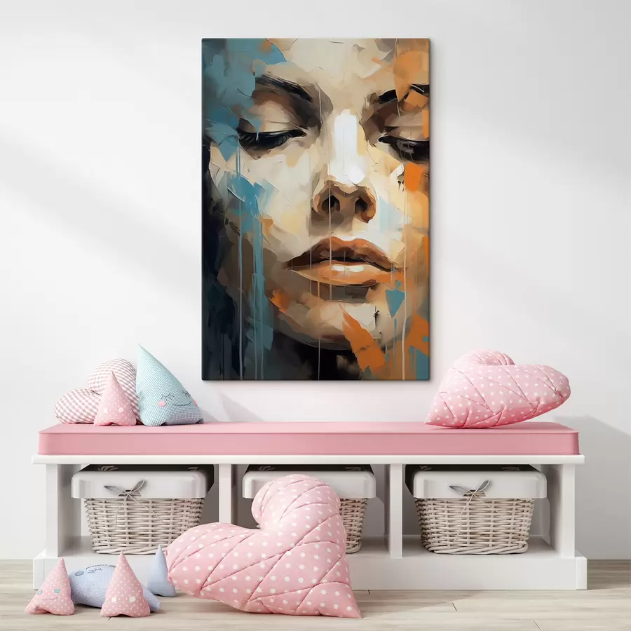 Fototapete Abstraktes Porträt s47348