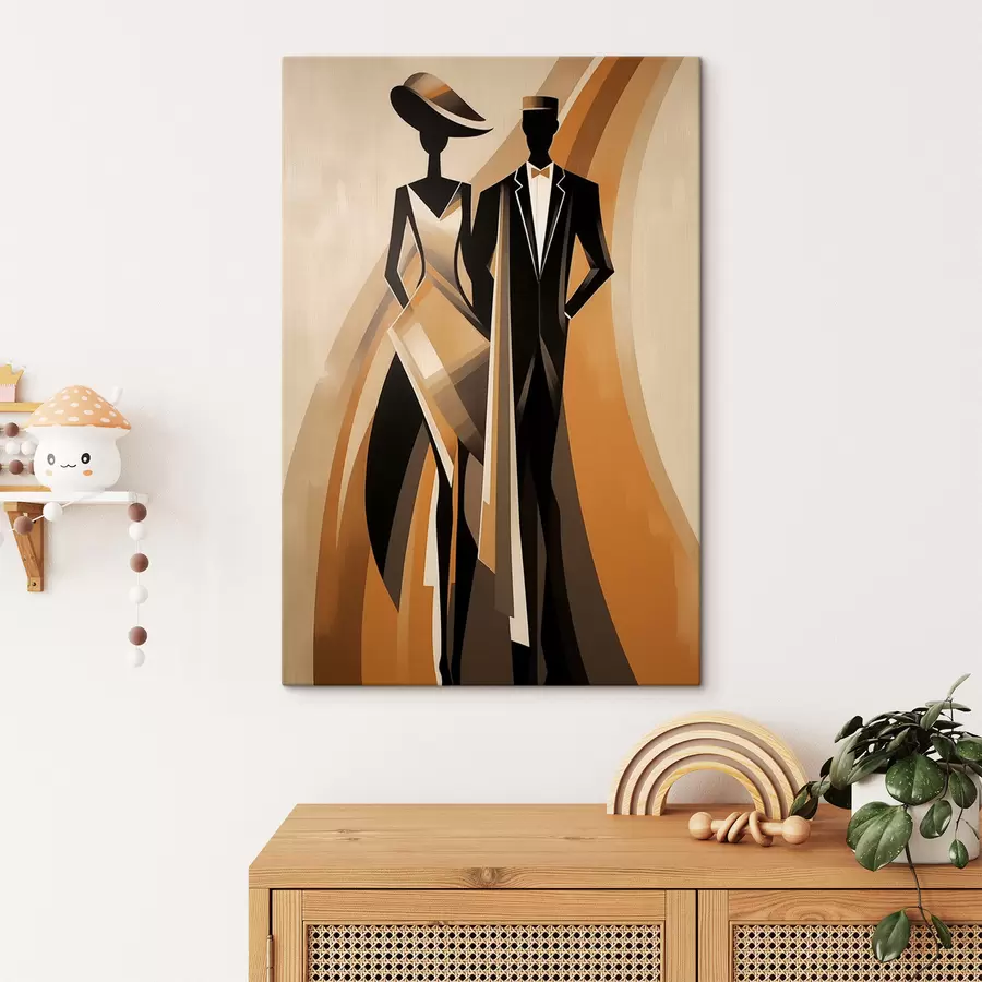 Fototapete Abstraktes Paar s47357