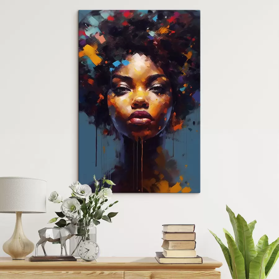 Fototapete Abstraktes Porträt s47369