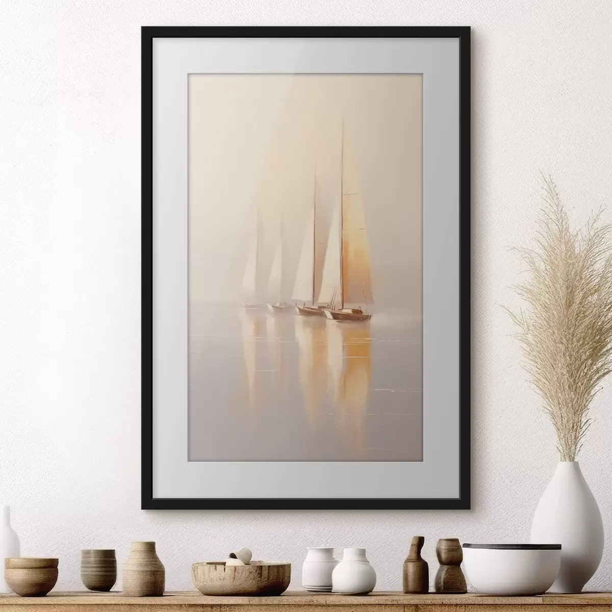 Poster Boote f47346