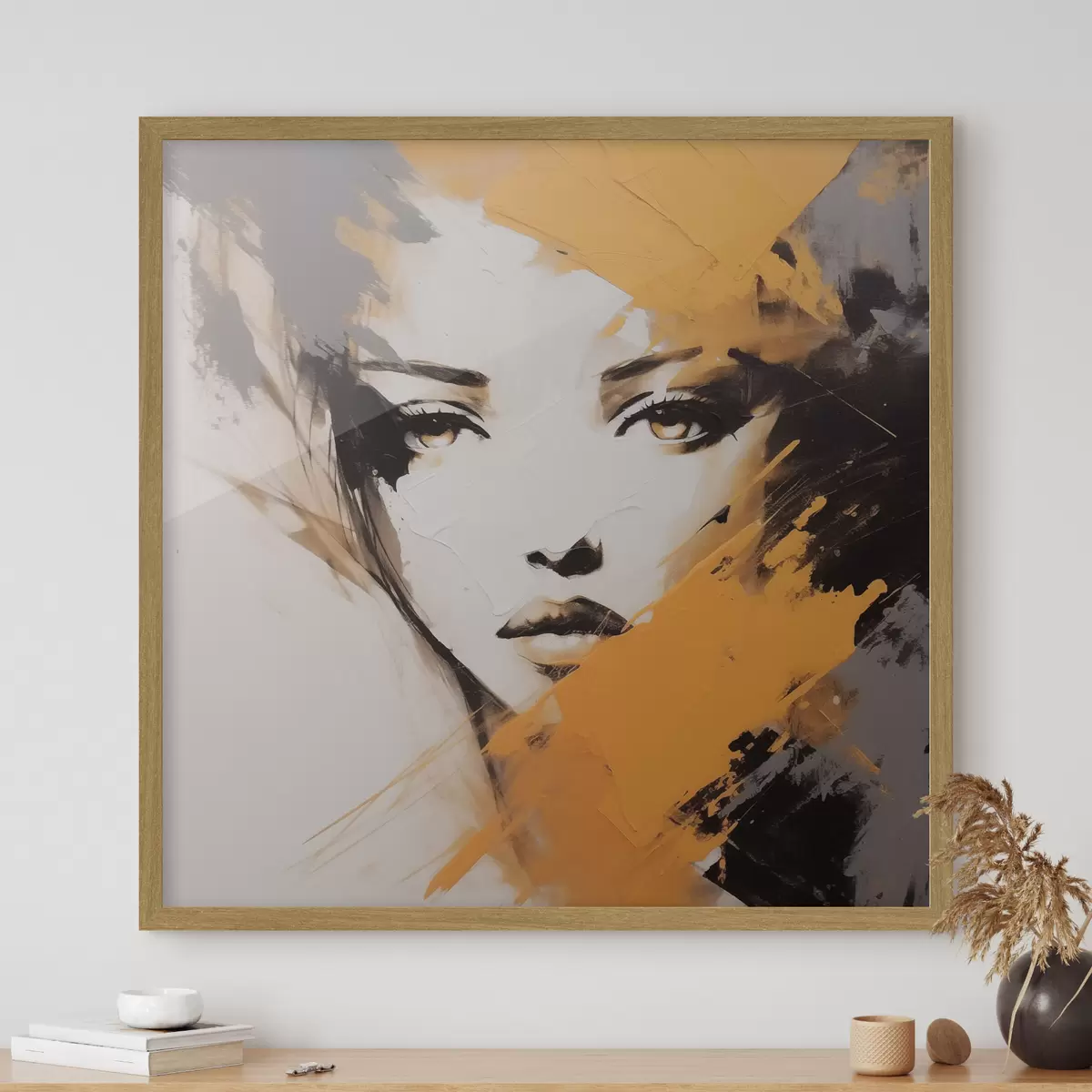 Poster Abstraktes Porträt f47350