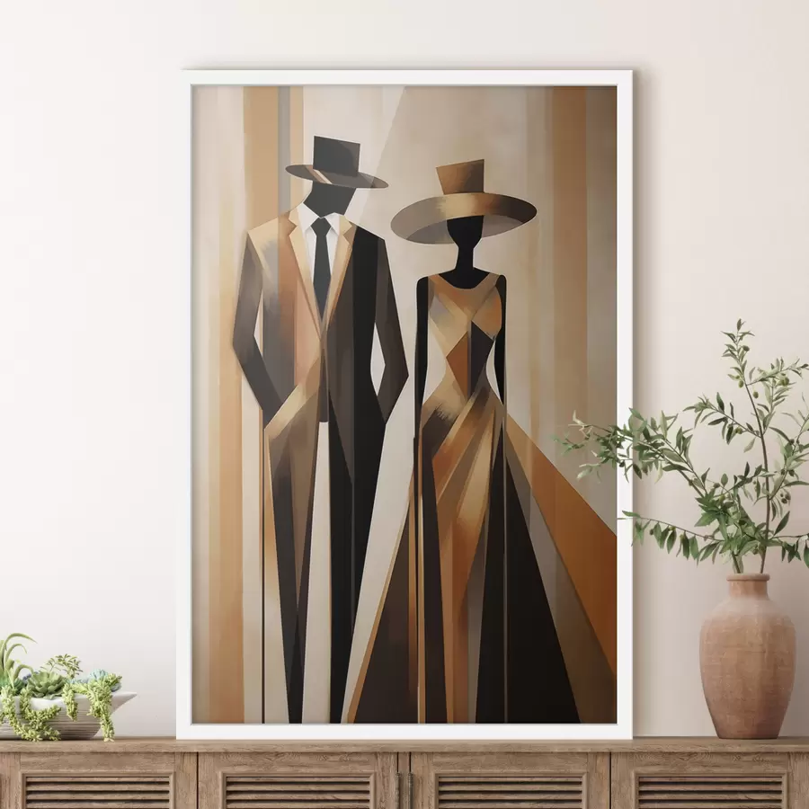 Fototapete Abstraktes Paar f47356