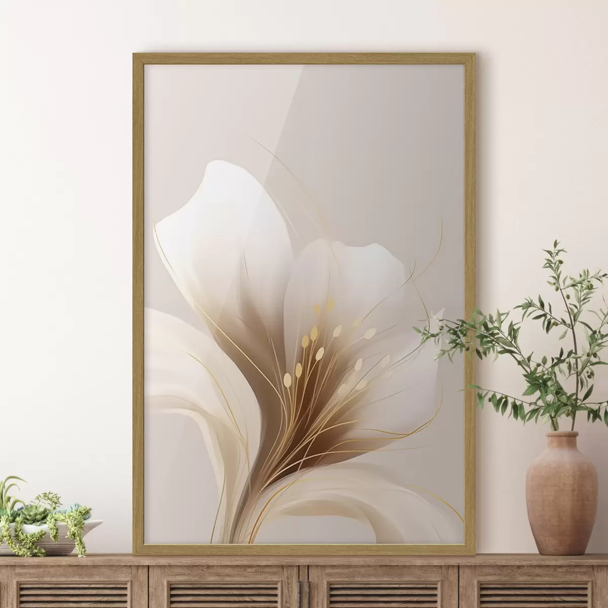 Poster Abstrakte Blume f47366