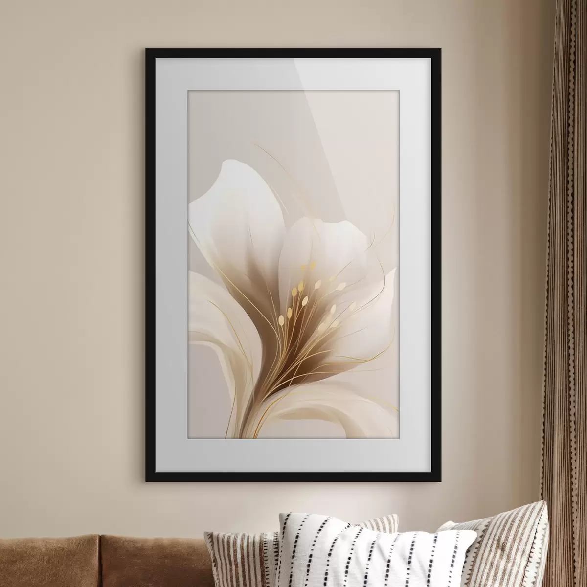 Poster Abstrakte Blume f47366