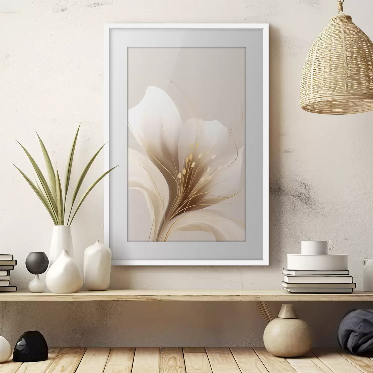Poster Abstrakte Blume f47366