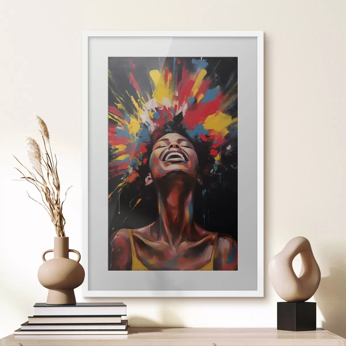 Poster Farbenfrohe Farbexplosion f47368
