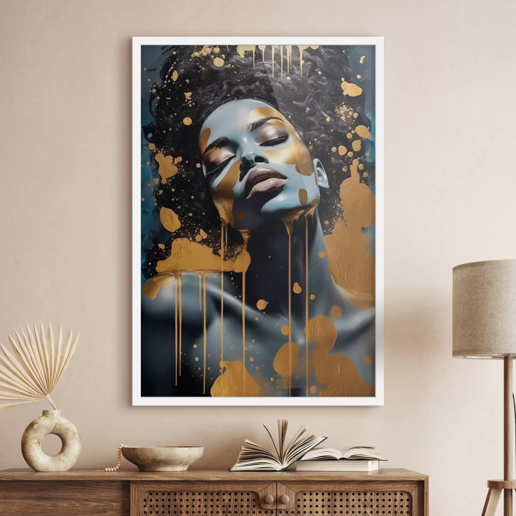 Fototapete Abstrakte Blume f47381