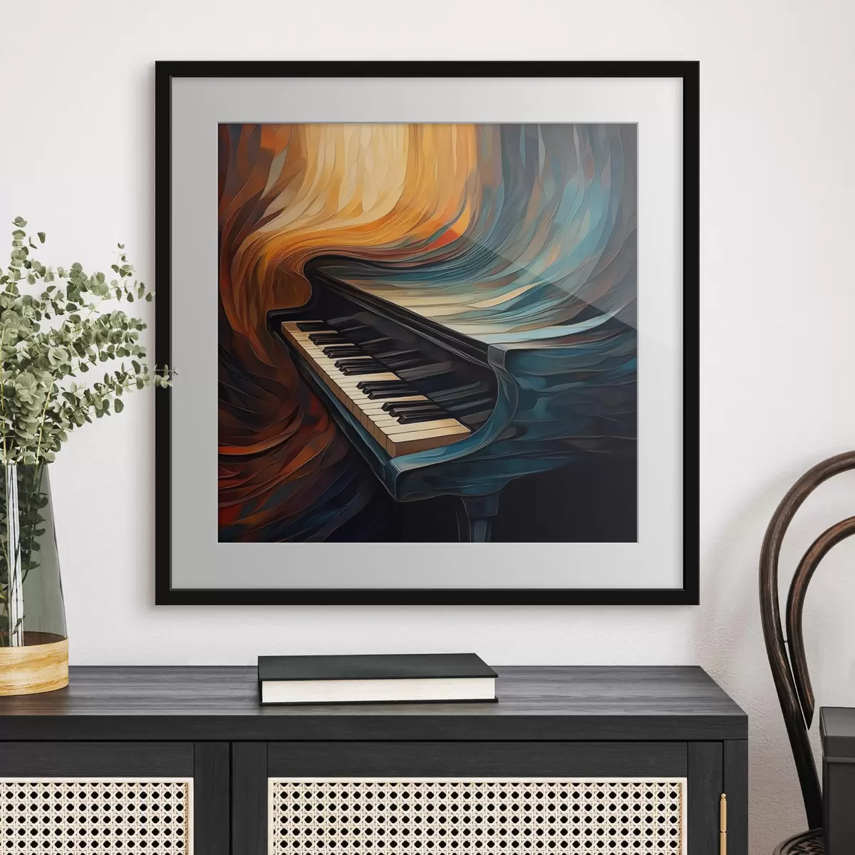 Poster Klavier f47390
