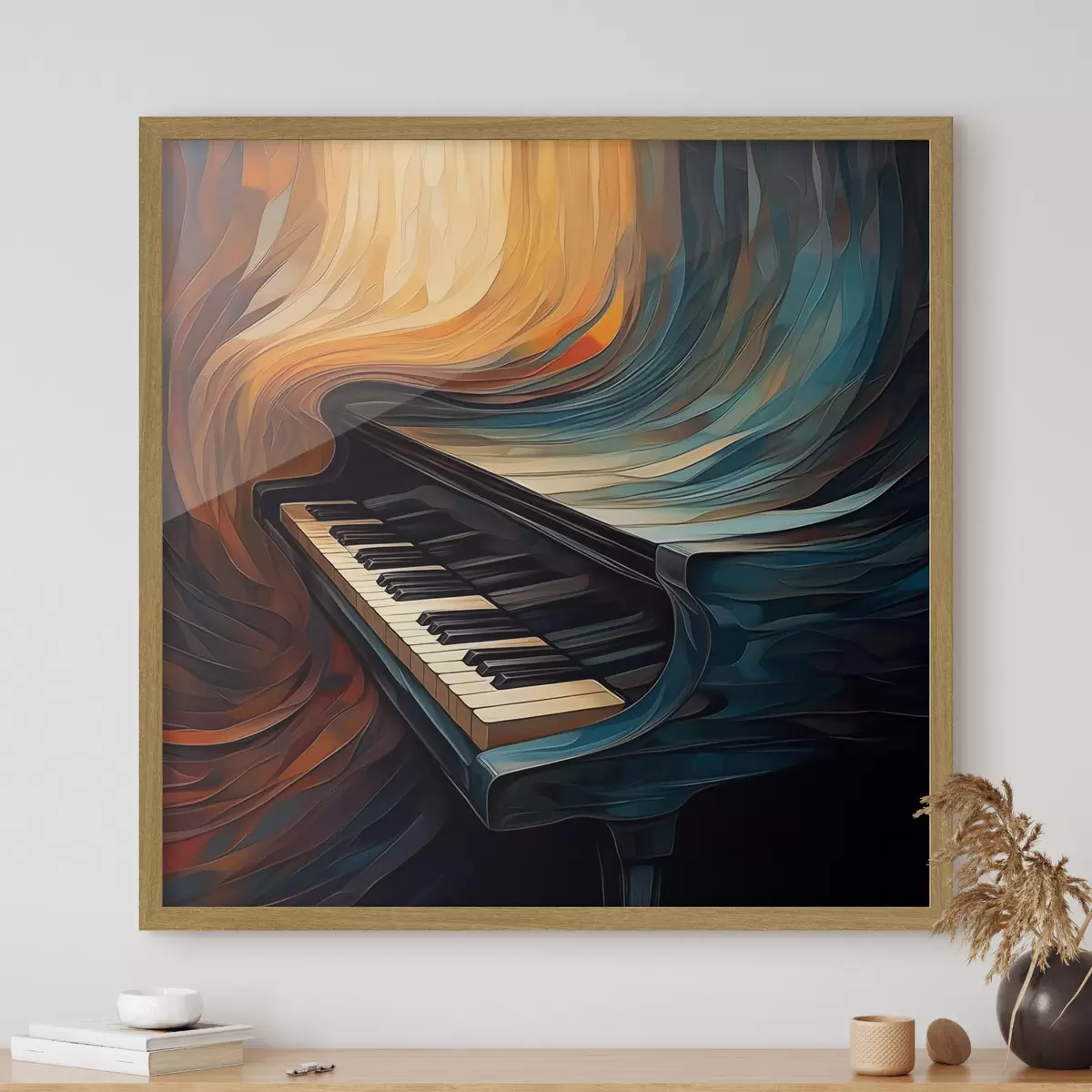 Poster Klavier f47390