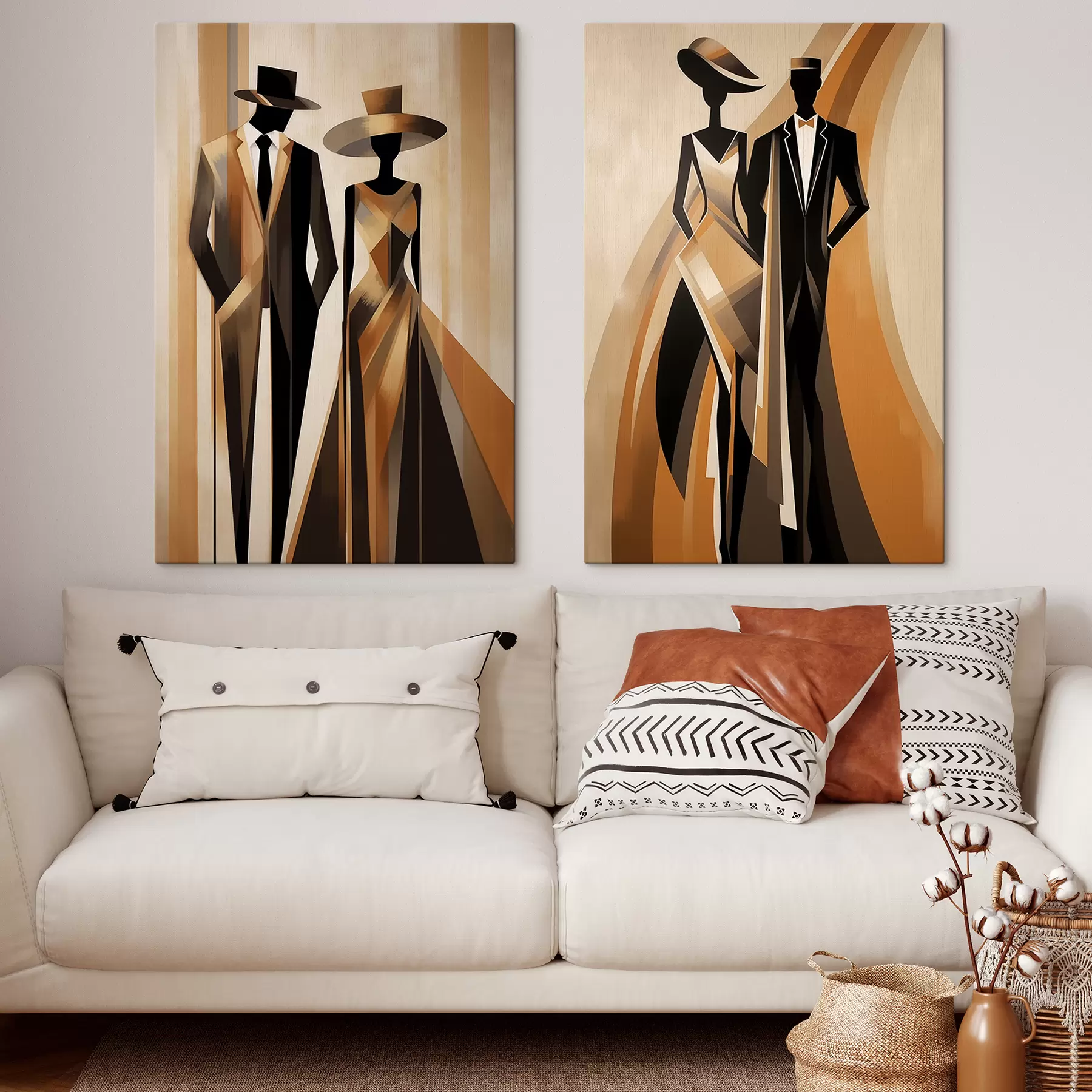 Fototapete Abstraktes Paar m01200