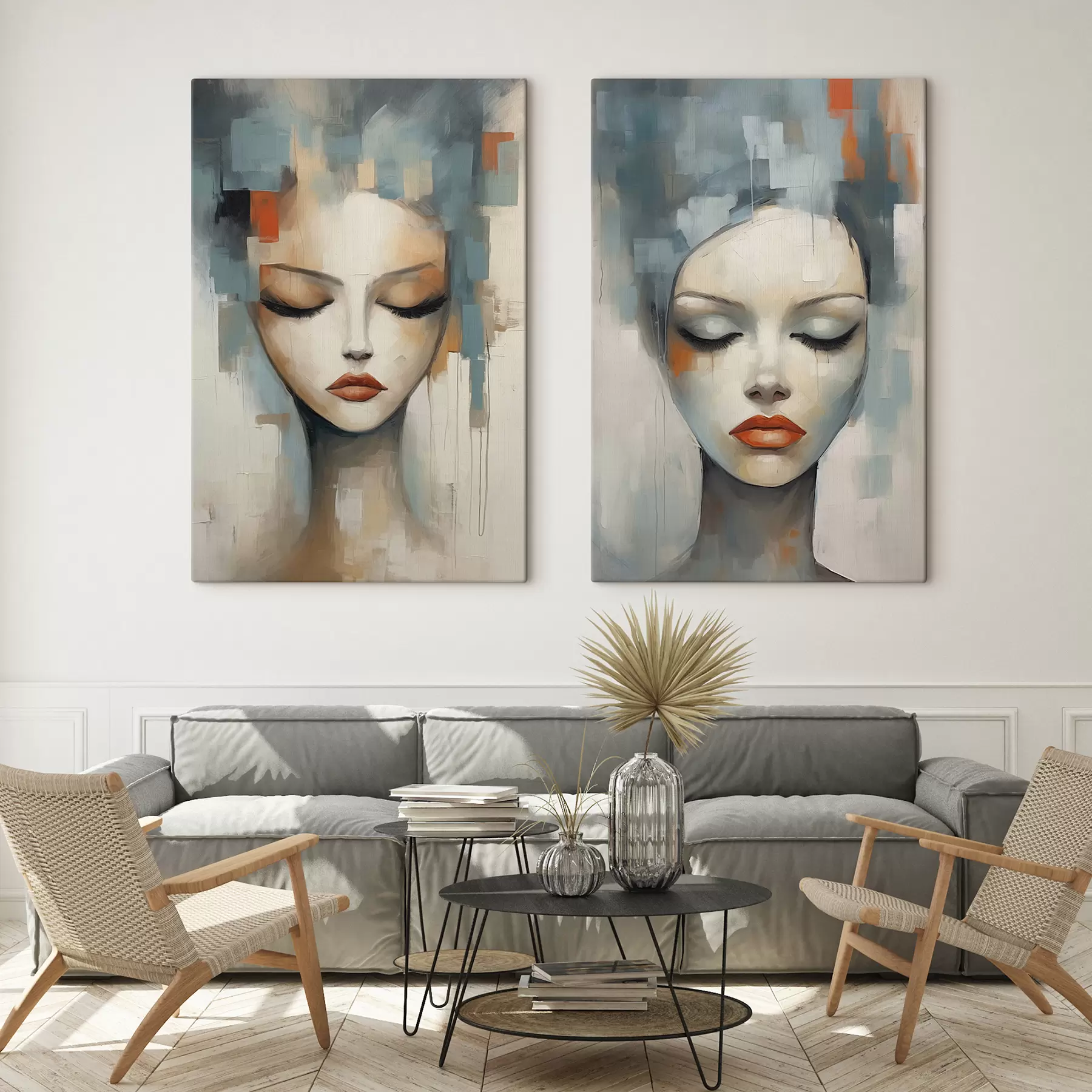 Fototapete Abstrakte Porträts m01204