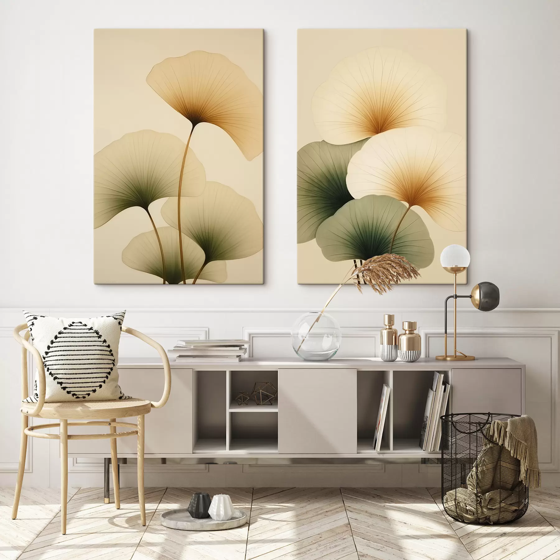 Fototapete Ginkgo-Blätter m01213