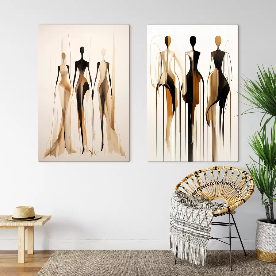 Fototapete Abstrakte Silhouetten m01214