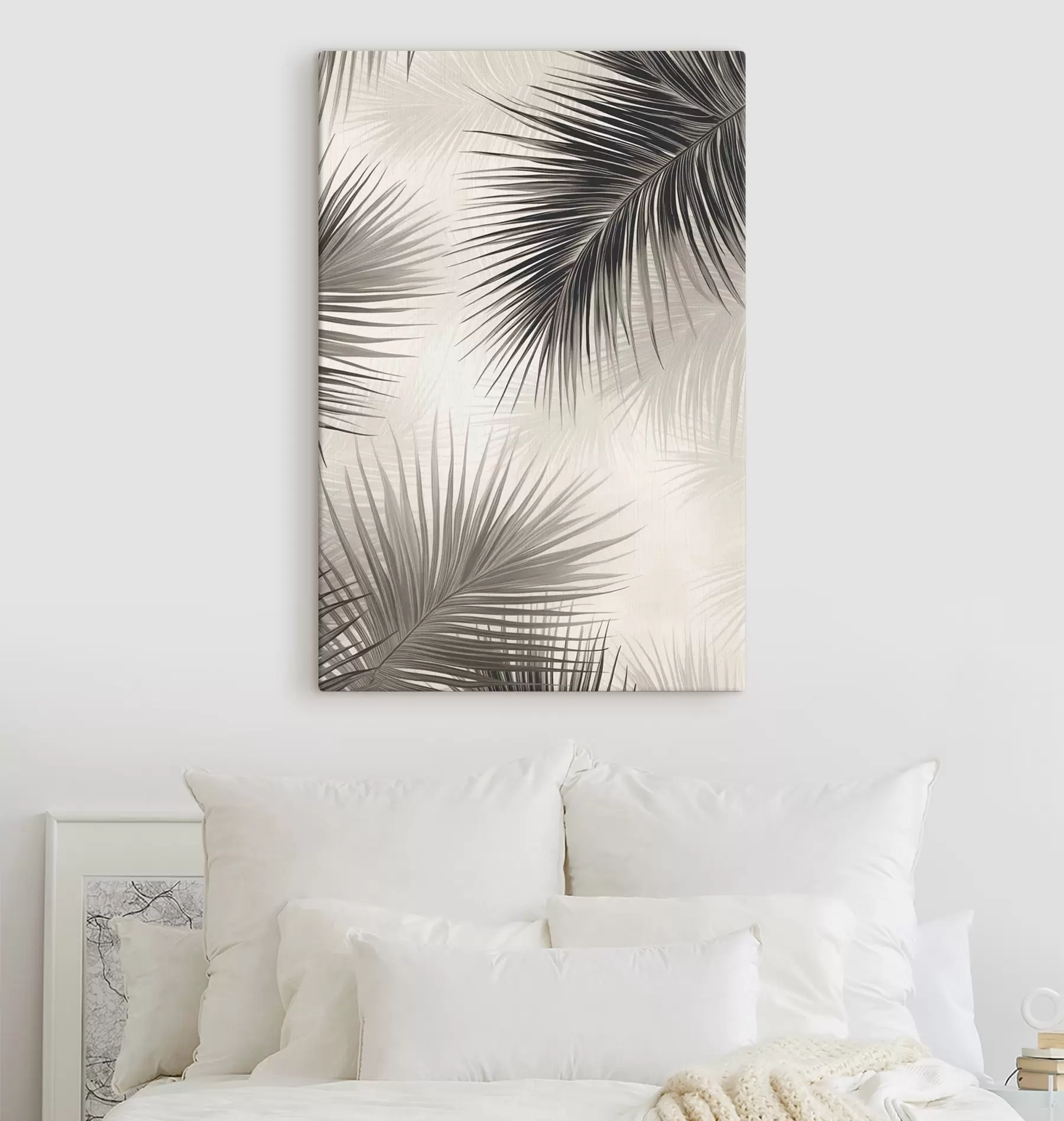 Fototapete Bemalte Palmzweige s47505