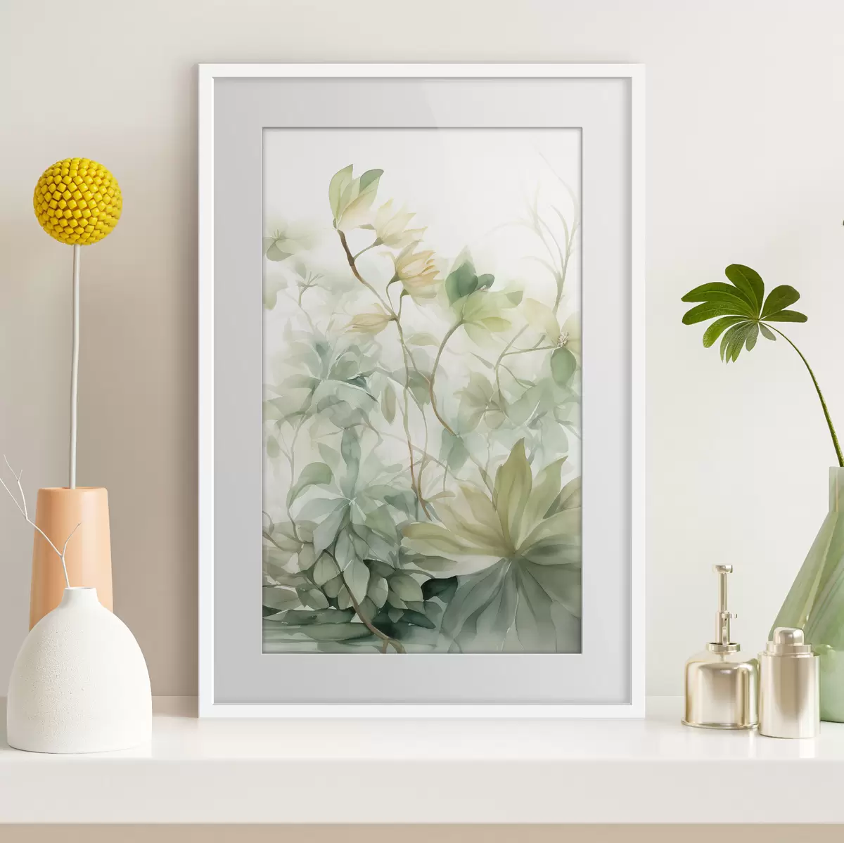 Poster Leichte Pflanzen f47510