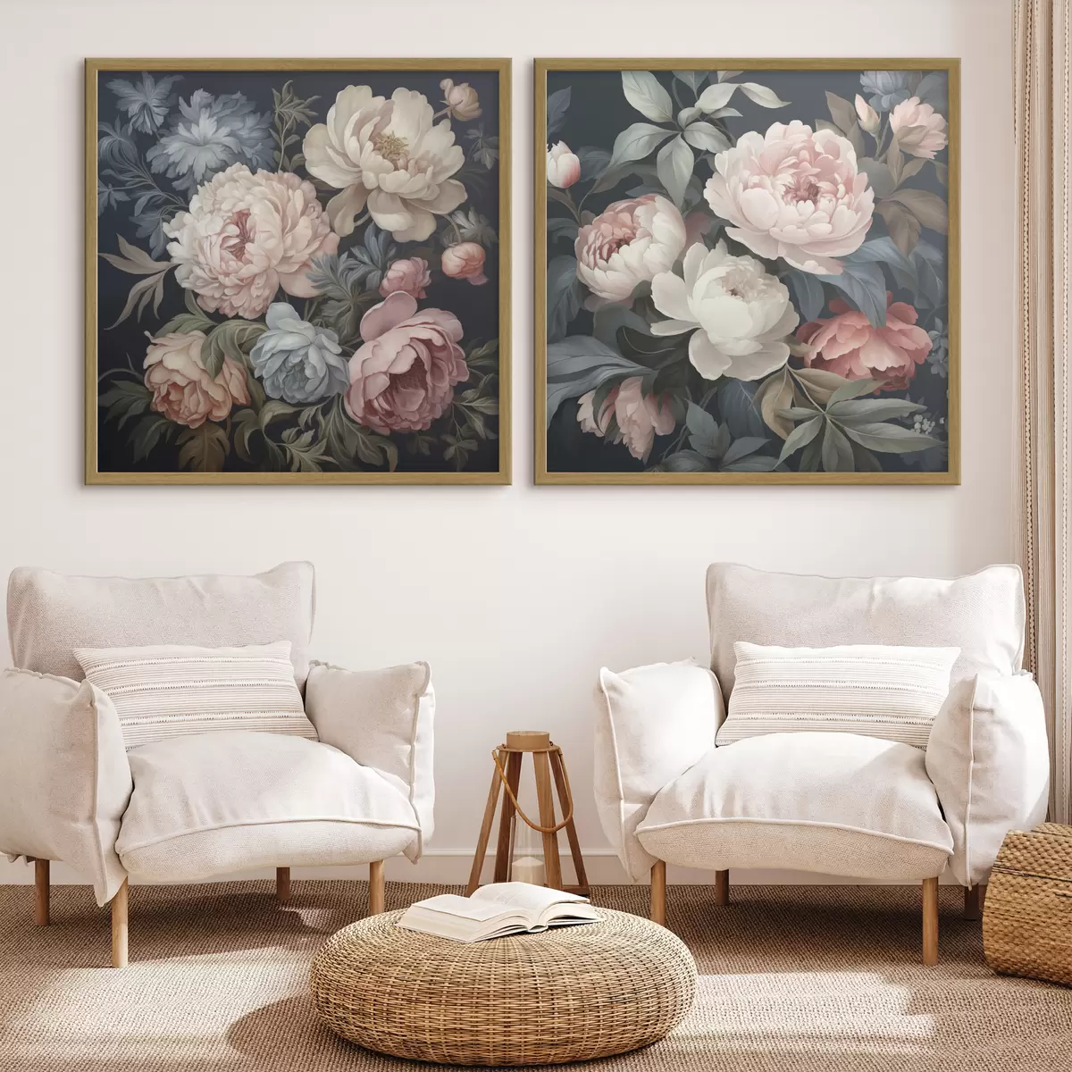 Poster Dekorative Blumen d01079