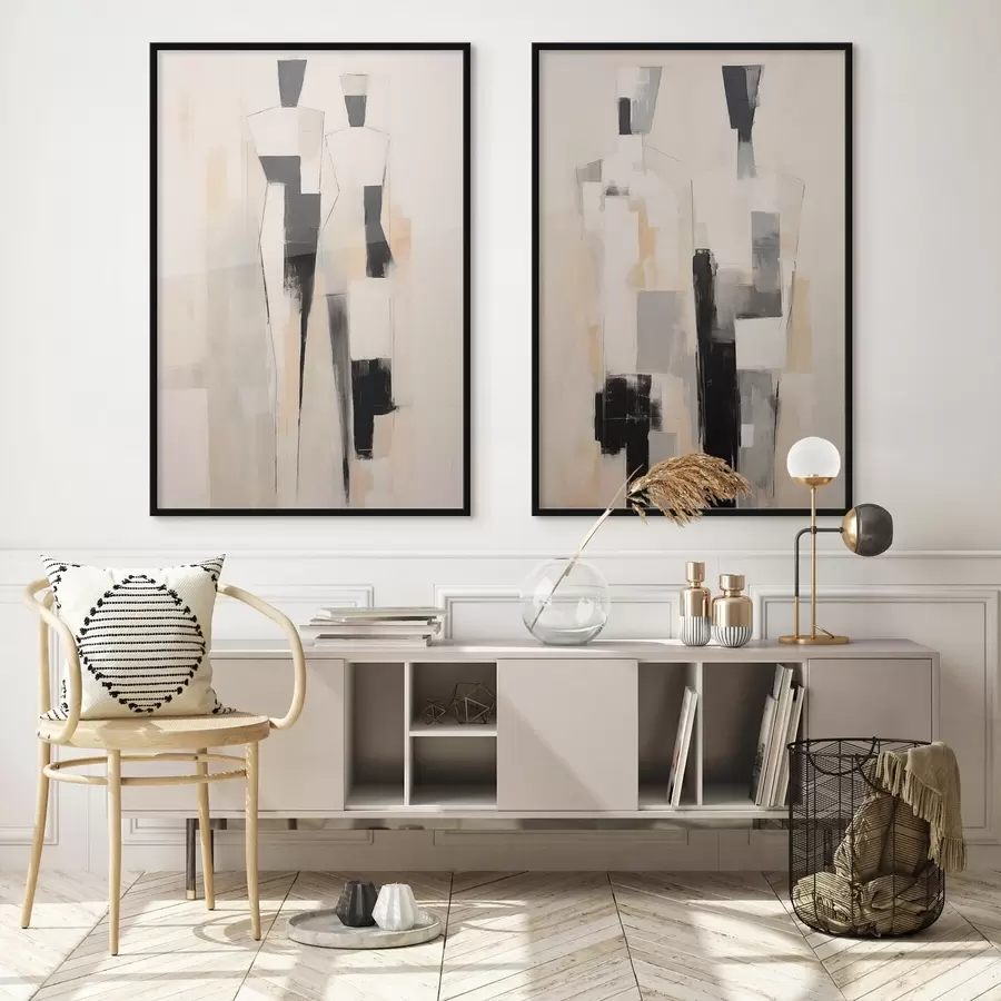 Fototapete Abstraktes Paar d01111