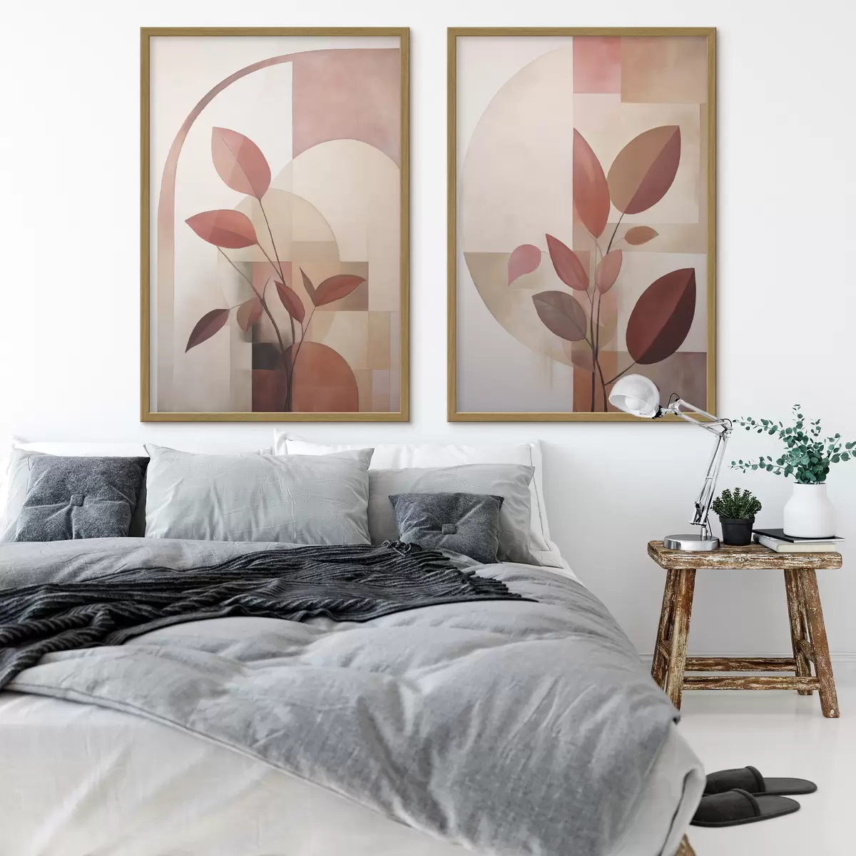 Poster Blätter und Funke d01128