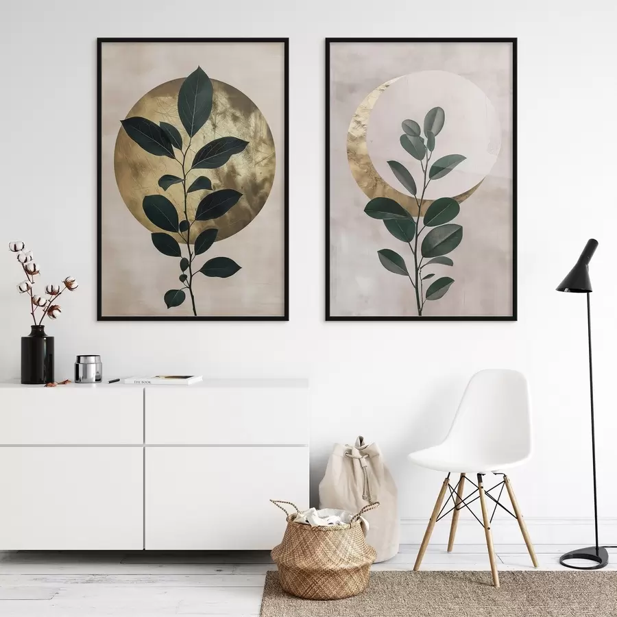 Fototapete Sonnenaufgang und Mond d01139