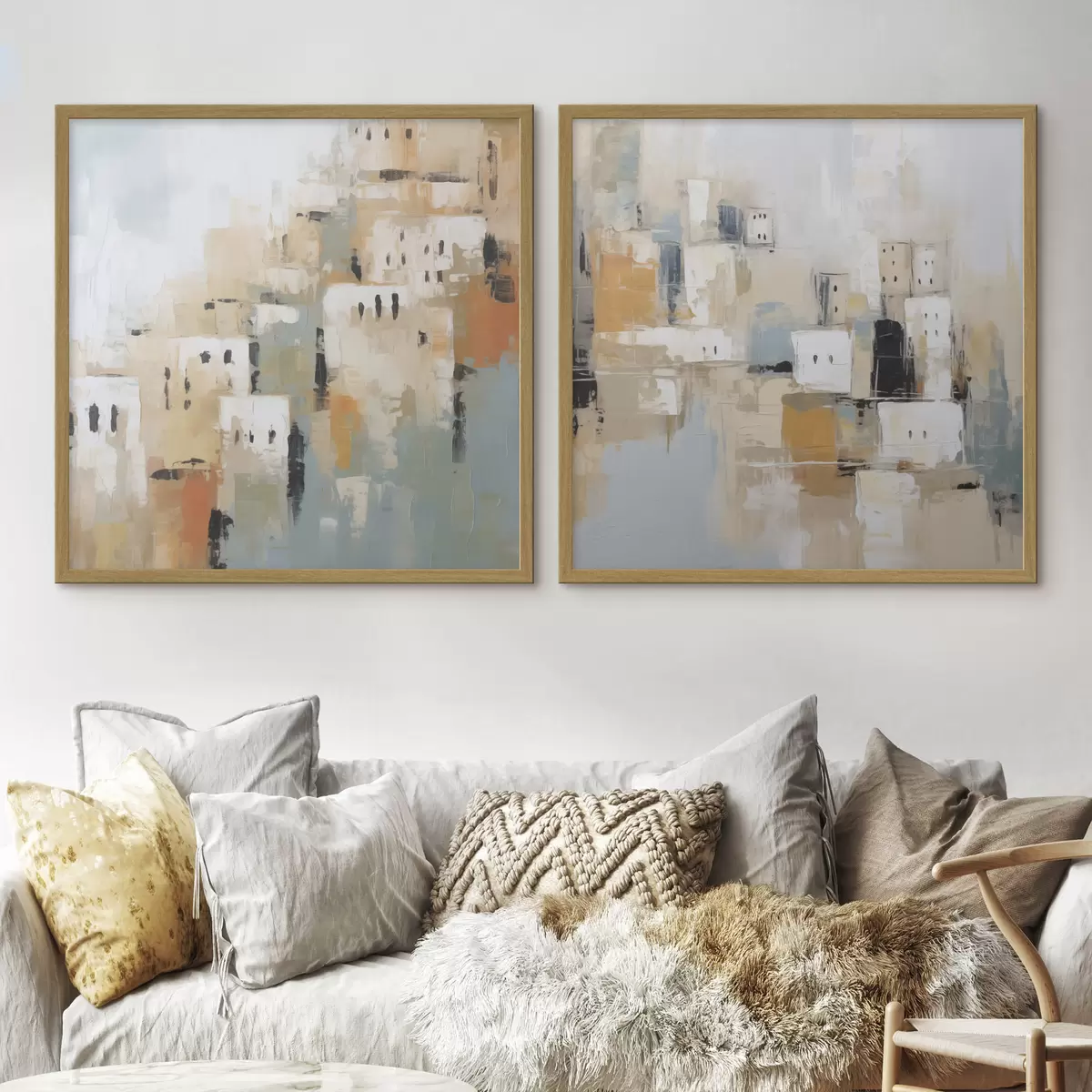 Poster Abstrakte Stadt d01162