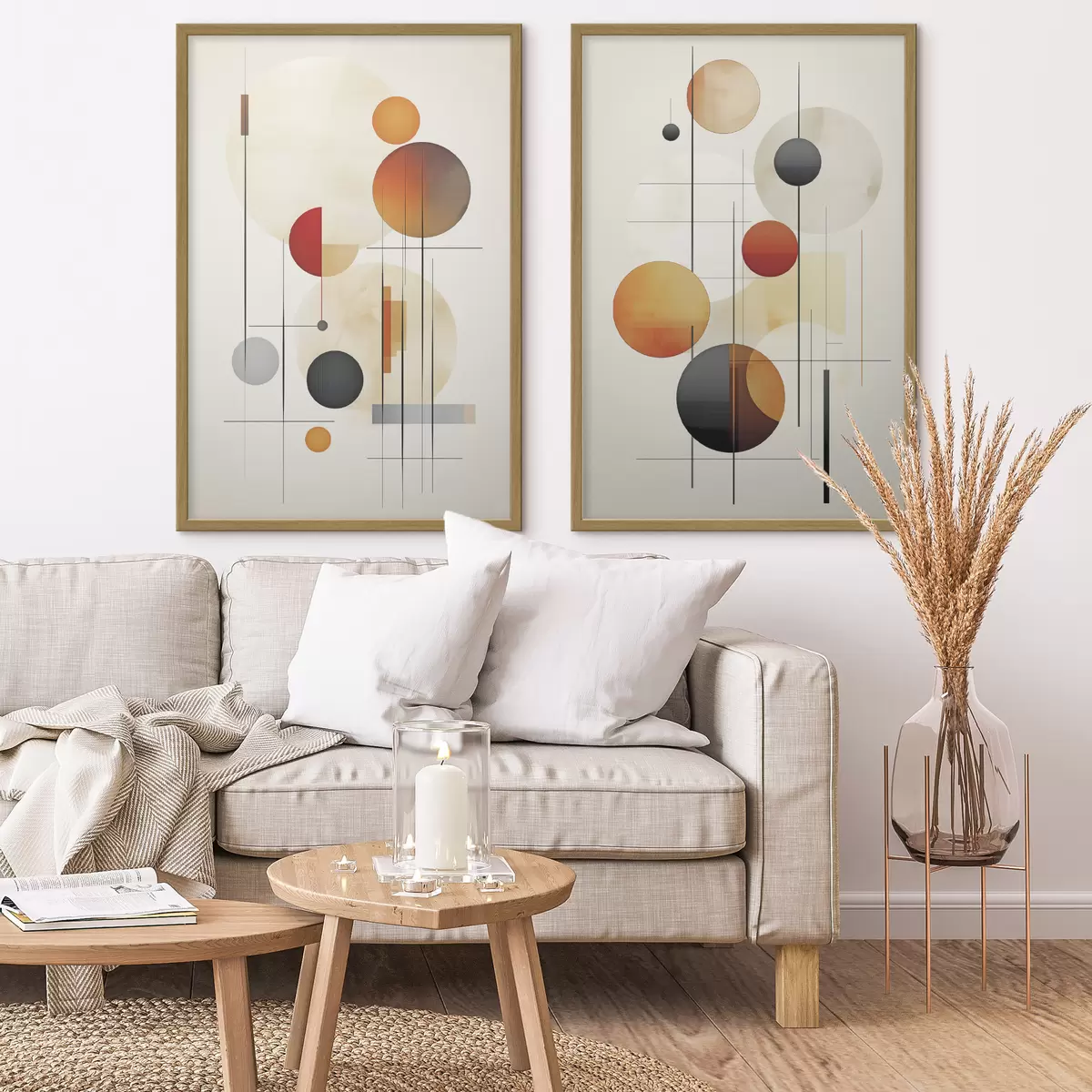Poster Kreise und Leben d01103