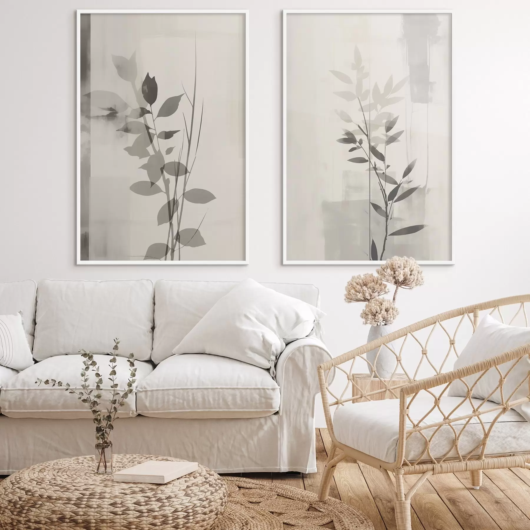 Fototapete Abstrakte Blattzweige d01134